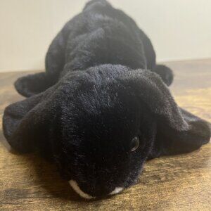 Animal Alley Flop Ear Bunny Rabbit Plush Stuffed Animal Black White Toys R Us